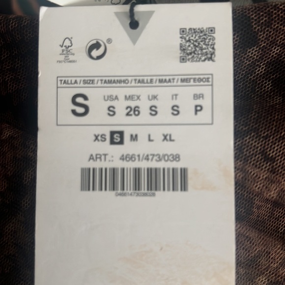 Zara strapless crop top - Picture 6 of 6